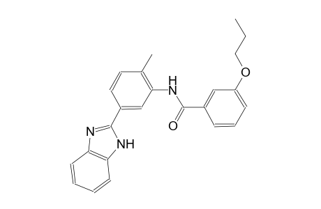 benzamide, N-[5-(1H-benzimidazol-2-yl)-2-methylphenyl]-3-propoxy-