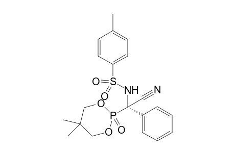 N-[(R)-Cyano-(5,5-dimethyl-2-oxo-2lambda(5)-[1,3,2]dioxaphosphinan-2-yl)-phenyl-methyl]-4-methyl-benzenesulfonamide