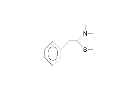 trans-N,N-DIMETHYL-alpha-(METHYLTHIO)STYRYLAMINE