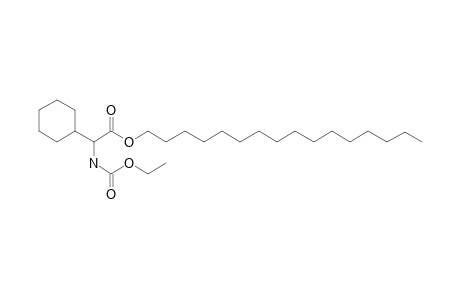 Glycine, 2-cyclohexyl-N-ethoxycarbonyl-, hexadecyl ester