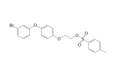 2-[4-(3-Bromanylphenoxy)phenoxy]ethyl 4-methylbenzenesulfonate