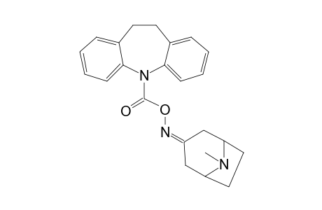 5H-Dibenzo[b,f]azepine-5-carboxylic acid, 10,11-dihydro-, 8-methyl-8-azabicyclo[3.2.1]oct-3-ylidenamino ester