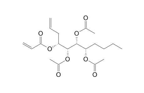 (4R,5R,6R,7S)-5,6,7-Triacetoxyundec-1-en-4-yl acrylate