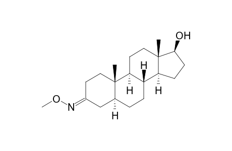 5.ALPHA.-ANDROSTAN-17.BETA.-OL-3-ONE(3-O-METHYLOXIME)