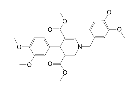 4-(3,4-dimethoxyphenyl)-1-veratryl-4H-pyridine-3,5-dicarboxylic acid dimethyl ester