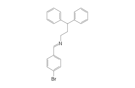 N-PARA-BROMO-BENZYLIDENE-N-3,3-DIPHENYLPROPYLAMINE