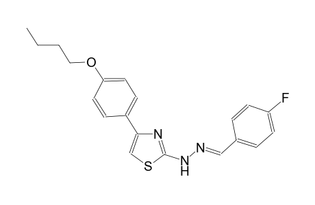 4-fluorobenzaldehyde [4-(4-butoxyphenyl)-1,3-thiazol-2-yl]hydrazone