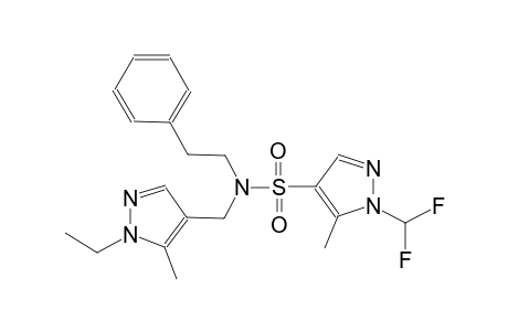 1H-pyrazole-4-sulfonamide, 1-(difluoromethyl)-N-[(1-ethyl-5-methyl-1H-pyrazol-4-yl)methyl]-5-methyl-N-(2-phenylethyl)-