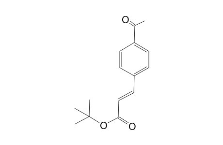 (E)-3-(4-acetylphenyl)-2-propenoic acid tert-butyl ester