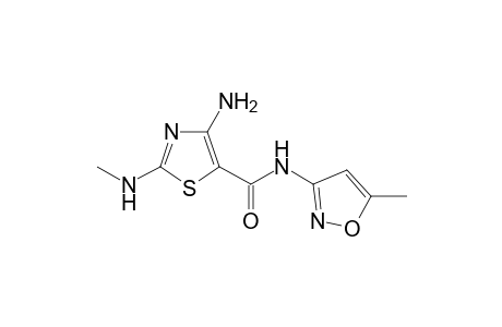 4-Amino-2-(methylamino)-N-(5-methyl-1,2-oxazol-3-yl)-1,3-thiazole-5-carboxamide