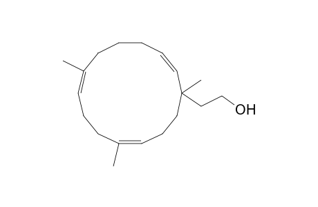 (4E,8E,13E)-1-(2-Hydroxyethyl)-1,5,9-trimethylcyclotetradecatriene