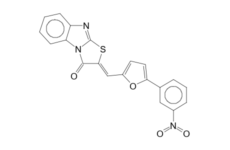 2-[5-(3-Nitrophenyl)furfurylidene]benzo[4,5]imidazo[2,1-b]thiazol-3(2H)-one