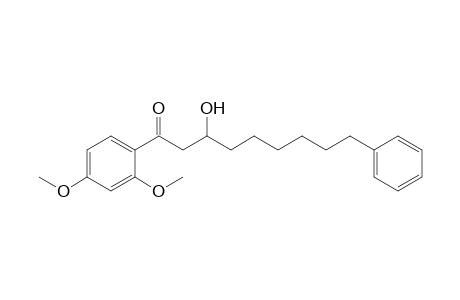 1-(2,4-dimethoxyphenyl)-3-hydroxy-9-phenyl-1-nonanone