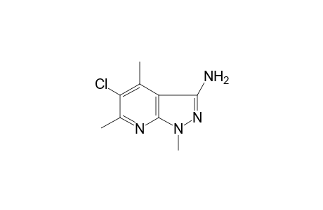 5-Chloro-1,4,6-trimethyl-1H-pyrazolo[3,4-b]pyridin-3-amine