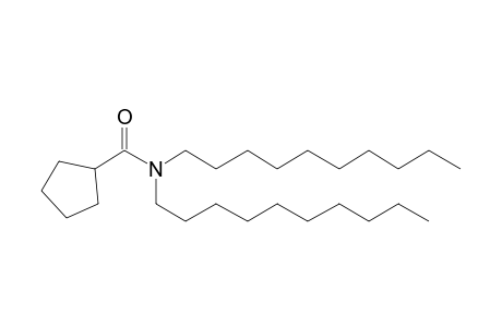 Cyclopentanecarboxamide, N,N-didecyl-