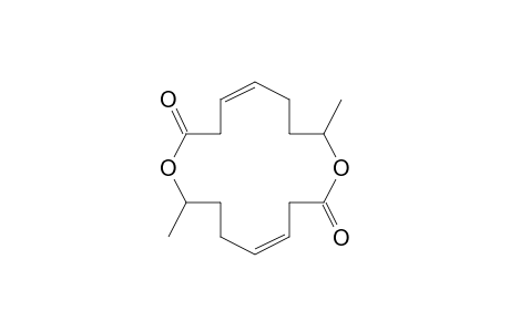 8,16-Dimethyl-1,9-dioxacyclohexadeca-4,12-diene-2,10-dione