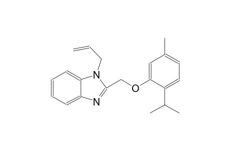 1H-benzimidazole, 2-[[5-methyl-2-(1-methylethyl)phenoxy]methyl]-1-(2-propenyl)-