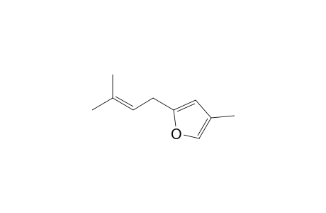 4-Methyl-2-(3-methyl-2-butenyl)-furan