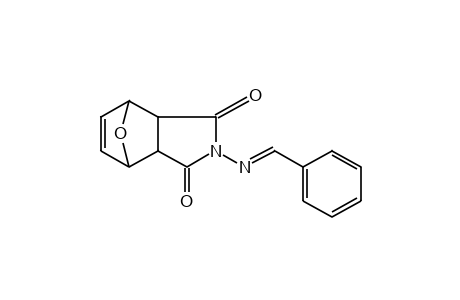 N-(benzylideneamino)-7-oxabicyclo[2.2.1]hept-5-ene-2,3-dicarboximide