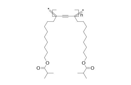 Poly(10,12-docosadiyne isobutyrate)