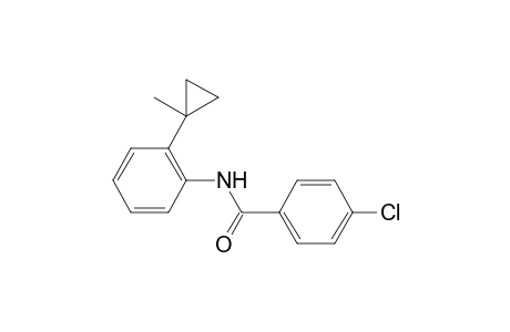 Benzamide, 4-chloro-N-[2-(1-methylcyclopropyl)phenyl]-