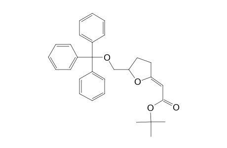 TERT.-BUTYL-[5-[(TRIPHENYLMETHOXY)-METHYL]-DIHYDROFURAN-2(3H)-YLIDENE]-ACETATE;MAJOR-DIASTEREOMER