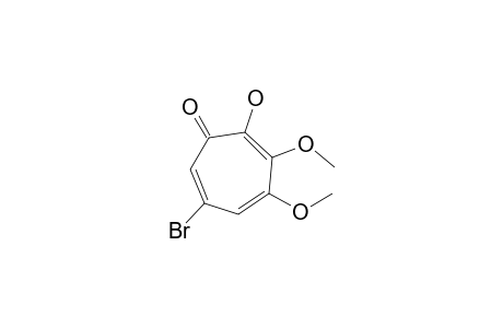 6-Bromanyl-3,4-dimethoxy-2-oxidanyl-cyclohepta-2,4,6-trien-1-one