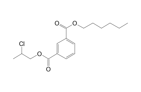 Isophthalic acid, 2-chloropropyl hexyl ester