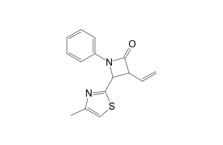 4-(4-Methylthiazol-2-yl)-1-phenyl-3-vinylazetidin-2-one isomer