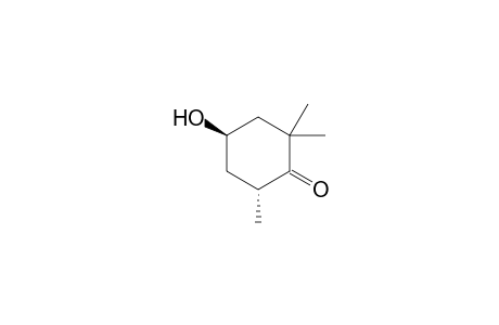 (TRANS)-4-HYDROXY-2,2,6-TRIMETHYL-CYCLOHEXANONE