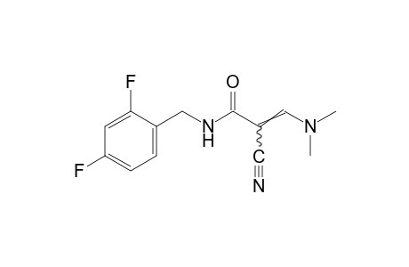 2-cyano-N-(2,4-difluorobenzyl)-3-(dimethylamino)acrylamide