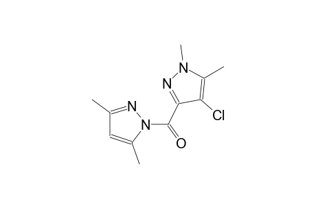 4-chloro-3-[(3,5-dimethyl-1H-pyrazol-1-yl)carbonyl]-1,5-dimethyl-1H-pyrazole