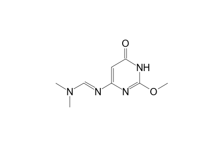 N'-(2-methoxy-4-oxidanylidene-1H-pyrimidin-6-yl)-N,N-dimethyl-methanimidamide