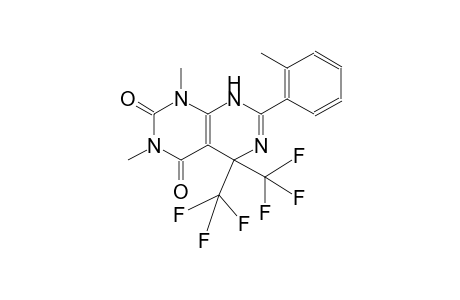 1,3-Dimethyl-7-O-tolyl-5,5-bis-trifluoromethyl-5,8-dihydro-1H-pyrimido[4,5-d]pyrimidine-2,4-dione