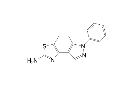 4H-3-Thia-1,6,7-triaza-as-indacen-2-ylamine, 6-phenyl-5,6-dihydro-