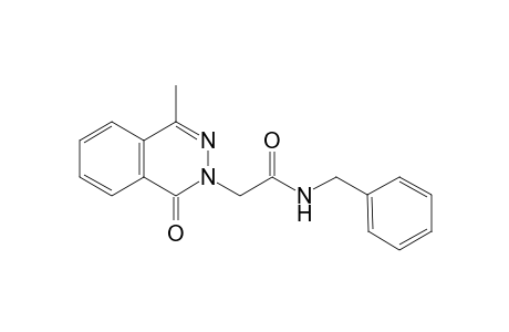 N-benzyl-2-(4-methyl-1-oxo-2(1H)-phthalazinyl)acetamide
