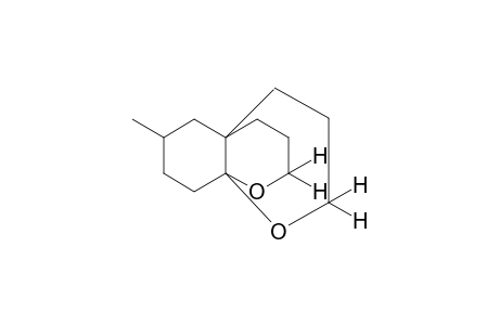 11-methyl-3,4,5,6,7-tetrahydro-4a,8a-butano-2H,5H-pyrano[2,3-b]pyran