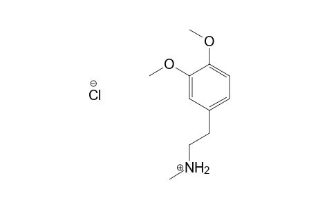 3,4-Dimethoxy-N-methylphenethylamine hydrochloride