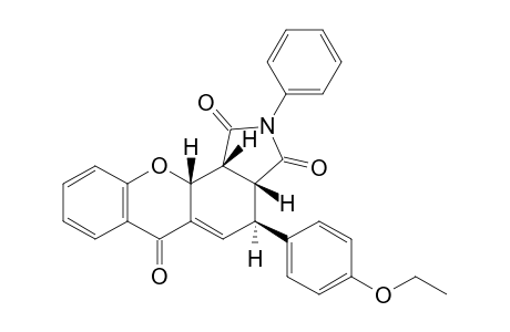 4-(4-ETHOXYPHENYL)-1,3-DIOXO-2-PHENYL-3A,4,11A,11B-TETRAHYDROPYRROLO-[3,4-C]-XANTHONE