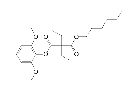 Diethylmalonic acid, 2,6-dimethoxyphenyl hexyl ester