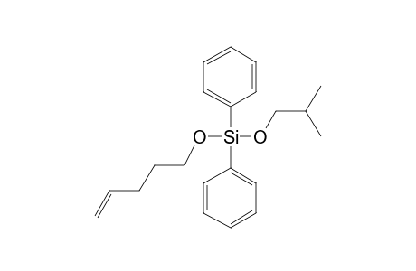 Silane, diphenylisobutoxy(pent-4-en-1-yloxy)-