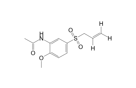 5'-(Allylsulfonyl)-o-acetanisidide