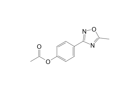 p-(5-methyl-1,2,4-oxadiazol-3-yl)phenol, acetate (ester)