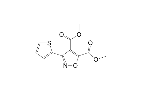 4,5-Isoxazoledicarboxylic acid, 3-(2-thienyl)-, dimethyl ester