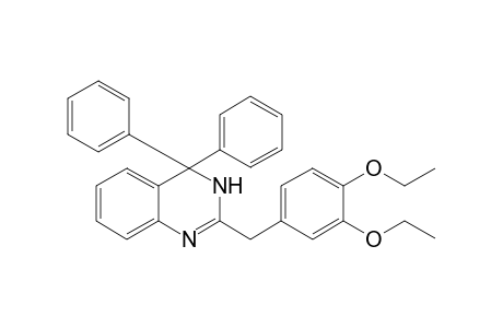 Quinazoline, 2-[(3,4-diethoxyphenyl)methyl]-3,4-dihydro-4,4-diphenyl-