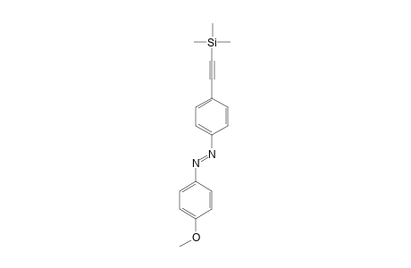 (E)-1-(4-Methoxyphenyl)-2-{4-[(trimethylsilyl)ethynyl]phenyl}-diazene