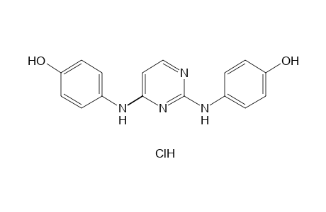 4,4'-[(2,4-pyrimidinediyl)diimino]diphenol, monohydrochloride