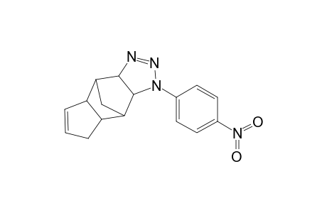 3,4,5-Triazatetracyclo[5.5.1.0(2,6).0(8,12)]trideca-3,10-diene, 5-(4-nitrophenyl)-