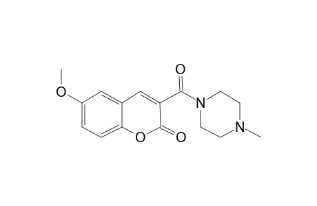 6-Methoxy-3-(4-methylpiperazine-1-carbonyl)-chromen-2-one