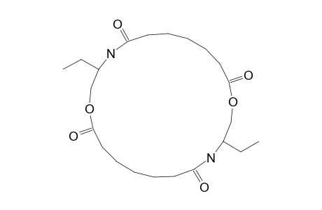 3,14-Diethyl-1,12-dioxa-4,15-diazacyclodocosane-5,11,16,22-diquinone